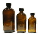 Amber glass bottles for Feng Shui water treatments