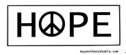 Hope For Peace - free poster