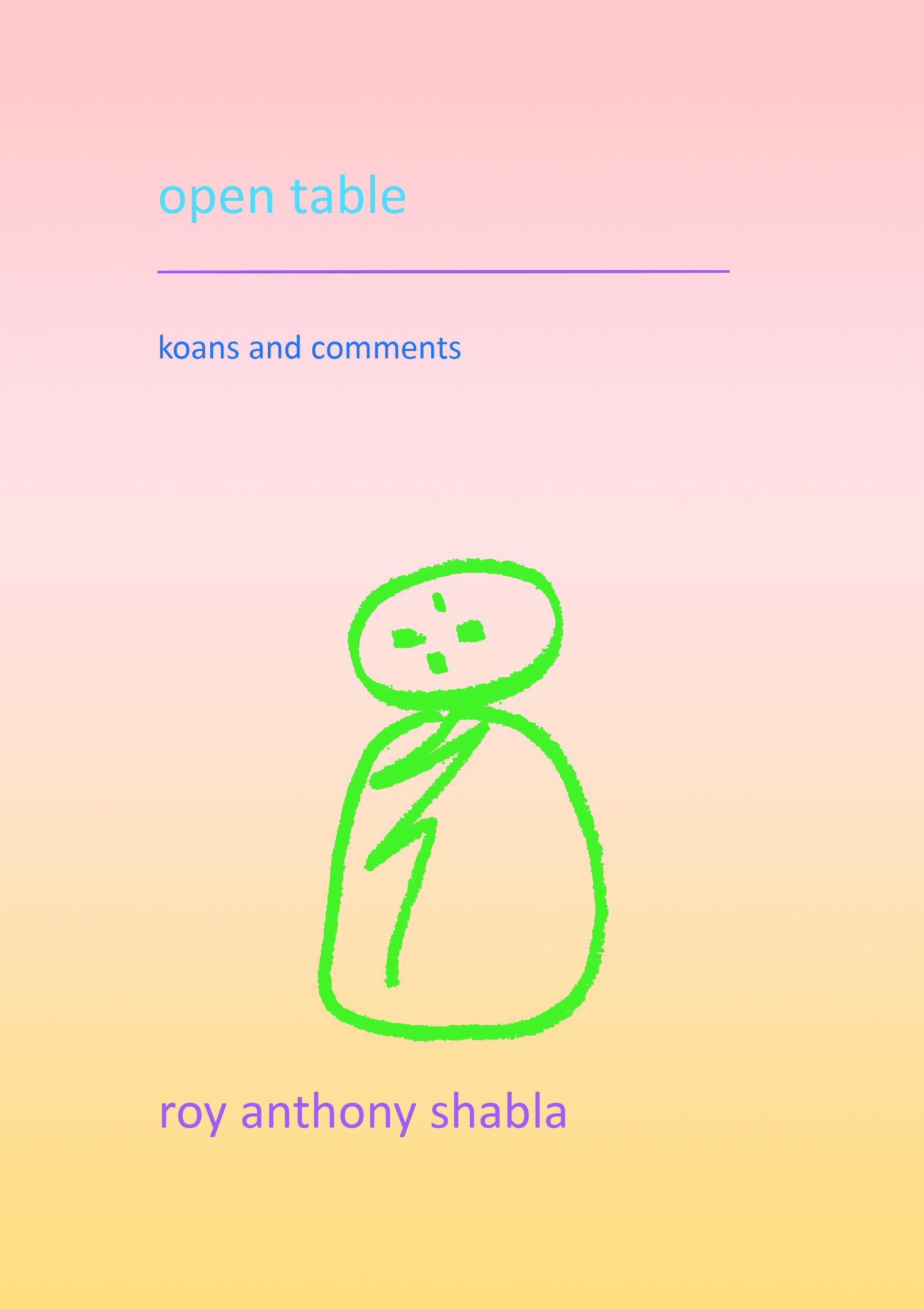 open table a book by Roy Anthony Shabla