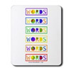 purchase peace words mouse pad